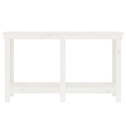 Acheter vidaXL Banc de travail Blanc 140x50x80 cm Bois de pin massif