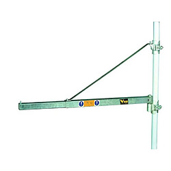 Bras hampe extensible pour palan treuil acier galvanisé 280557