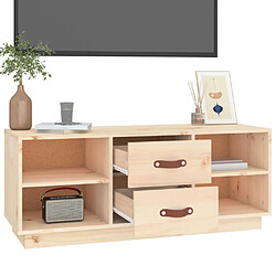 Acheter vidaXL Meuble TV 100x34x40 cm Bois de pin massif