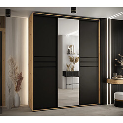 Abiks Meble Armoire Davos 11 À Portes Coulissantes 235,2/190/45 3 Portes