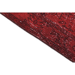 Vidal Tapis de laine 206x112 rouge Ultra Vintage