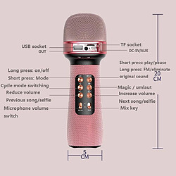 Avis Yonis Microphone Bluetooth Sans Fil Avec Radio