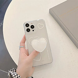 Avis GUPBOO Étui pour iPhone13 étui de téléphone portable transparent amour blanc simple pour femme