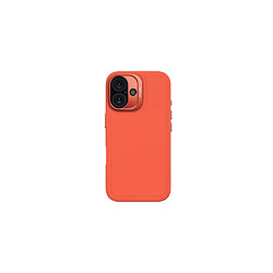 Avis Decoded Coque pour iPhone 16 Gamme Stacks Compatible MagSafe en Silicone Antimicrobienne Orange