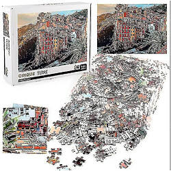 Acheter Universal 1000pcs Cinque Terre Jigsaw Diy Puzzle Toys Assemblage de décoration d'image