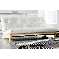 Acheter Inside 75 Banquette convertible FRESH pin coloris écru couchage 140x200 cm.