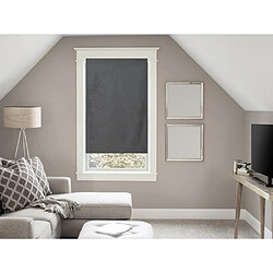 Soleil D'Ocre Brise bise en coton 45x90 cm PANAMA anthracite