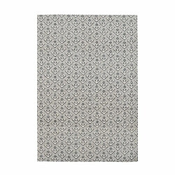 Paris Prix Tapis d'Extérieur Ethnique Yoga Gris & Crème 120 x 170 cm