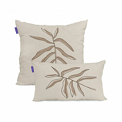 Happy Friday Housse de coussin HappyFriday Blanc Maple Multicouleur 2 Pièces