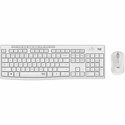 Clavier Logitech MK295 Silent Wireless Combo Blanc QWERTZ