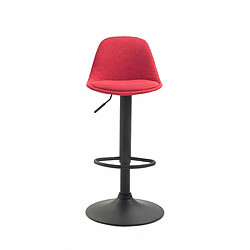 Non Tabouret de bar Kiel tissu noir