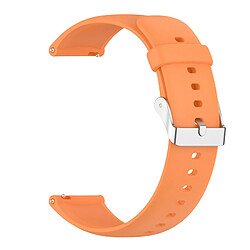 Avizar Bracelet pour Huawei Watch 3 Pro Silicone Souple Orange