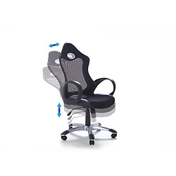 Acheter Beliani Chaise de bureau Noir iCHAIR