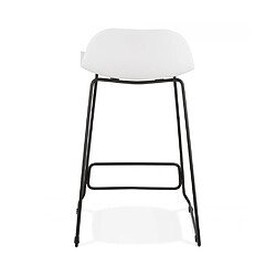 Kokoon Design Tabouret de bar design SLADE MINI WHITE 49x53x85 cm pas cher