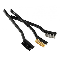 Lot de 3 Lit de Nettoyage de Poignée de Brosse Métallique En Fer En Acier pour Imprimante 3D pas cher