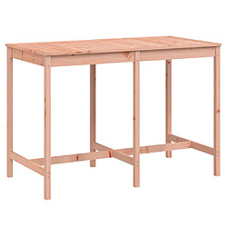 vidaXL Table de jardin 159,5x82,5x110 cm bois massif de douglas