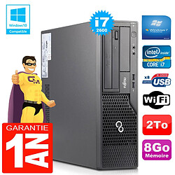 PC Fujitsu Esprimo E500 E85+ SFF Core I7-2600 RAM 8Go Disque 2 To Wifi W7 - Occasion