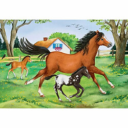 Ludendo Puzzles Ravensburger 2X24 Pièces - Monde de chevaux