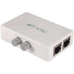 Kalea-Informatique Switch / Commutateur / Aiguilleur Ethernet RJ45 - REVERSIBLE : 1 entrée / 2 sorties OU 2 entrées / 1 sortie