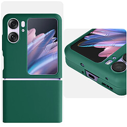 Avizar Coque pour Oppo Find N2 Flip Polycarbonate rigide Design sur-mesure vert pas cher