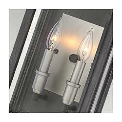 Elstead Lighting Applique murale extérieur Hinkley Verre Transparent,aluminium Nickel antique, zinc vieilli