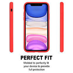 Avis Wewoo Coque Souple Pour iPhone 11 SILICONE Solid Color Soft Liquid Shockproof Soft TPU Case Black