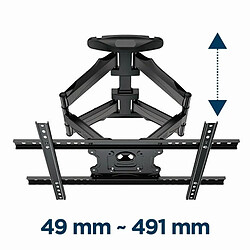 Support mural GEMBIRD WM-75ST-01 32" 75" pas cher