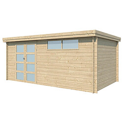 Gardenas Chalet en bois 14.9 m² Moderne Avec plancher.