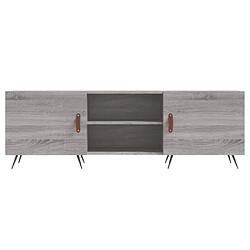 Acheter vidaXL Meuble TV sonoma gris 150x30x50 cm bois d'ingénierie