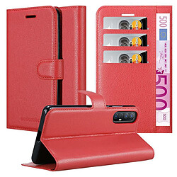 Cadorabo Coque Oppo FIND X2 NEO Etui en Rouge