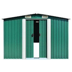 vidaXL Abri de jardin Vert 257x990x181 cm Acier galvanisé