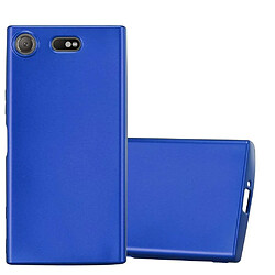 Cadorabo Coque Sony Xperia XZ1 COMPACT Etui en Bleu