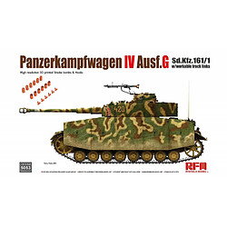 Rye Field Model Maquette Char Panzerkampfwagen Iv Ausf. G Sd.kfz. 161/1 W/with Workable Track Links