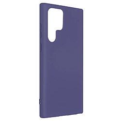 Avizar Coque Samsung Galaxy S22 Ultra Silicone Semi-rigide Finition Soft-touch Violet