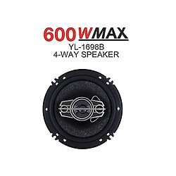 Universal TS-A1698B 6.5 pouces de la voiture du haut-parleur de voiture Coaxial Stering stéréo 600W Max 4 voies en haut-parleur de voiture Hifi audio V