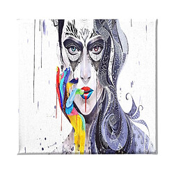 EPIKASA Impression sur Toile Femme 1, Multicouleur, Polyester, 60x3x60 cm