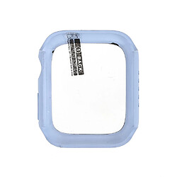 Coque en TPU caoutchouté, finition mate, bleu clair pour votre Apple Watch Series 7 45mm