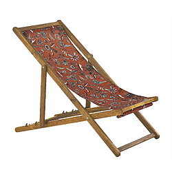 Acheter Beliani Chaise longue Bois Marron clair ANZIO