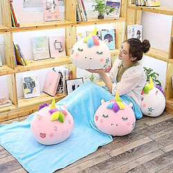 Universal 40 cm Couverture de climatisation en peluche à licorne ronde 40 cm 2 cadeaux d'anniversaire ?? rose ??