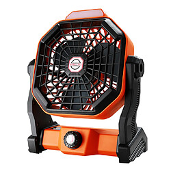 Camping en plein air Ventilateur avec LED Lumière Portable Ventilateur Rechargeable 10000mAh Battery Operated Powered Ventilateur Personnelle USB