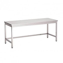 Table Inox Sans Dosseret - Gamme 700 - Combisteel