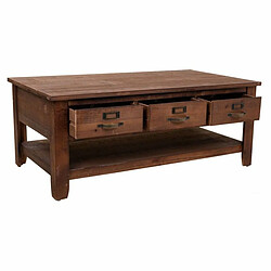 Avis Table Basse Alexandra House Living Marron Bois d'épicéa Bois MDF 66 x 48 x 120 cm