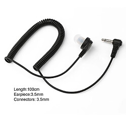 Avis Universal 3,5 mm Single Écoute / recevoir uniquement le casque Covert Acoustic Tube