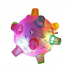 Universal Couleur du jouet pour chien de compagnie vibrant avec une boule de saut LED