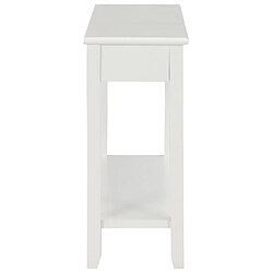 Acheter vidaXL Table console Blanc 110x35x80 cm Bois