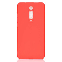 Wewoo Coque Souple Pour Xiaomi Redmi K20 / Étui en TPU de couleur bonbon Mi 9T rouge