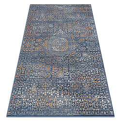 RUGSX Tapis NAIN Ornement 7708 51911 bleu foncé orange 160x230 cm