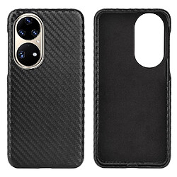 Coque en TPU + microfibre texture en fibre de carbone, antichoc noir pour votre Huawei P50