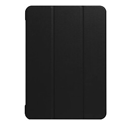 Wewoo Coque Transparent et noir pour iPad Pro 10.5 pouces PU Litchi Texture 3-pliage Smart Case couvercle arrière avec support