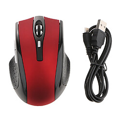 3-vitesse dpi adajustable optique sans fil bluetooth 4.0 souris de jeu rouge